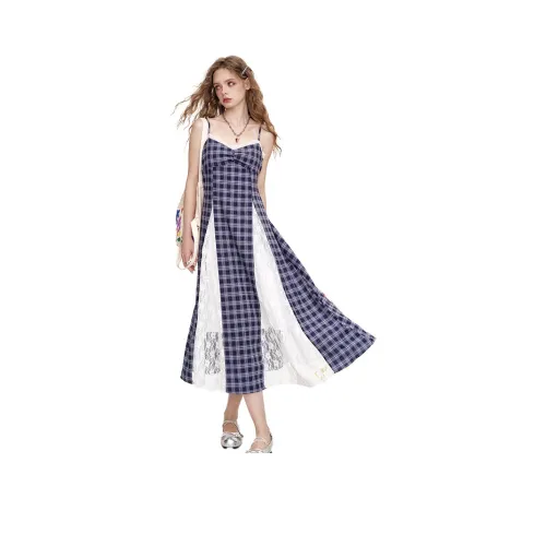 ELF SACK Slip Платье Женское Naughty Темно-синий