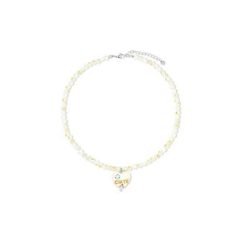 AWE Цветная глазурь Эмаль Девушка Аксессуар Ожерелье Дофаминовая одежда Лето 2024 Новинка Бестия с Подарочный комплект Женские