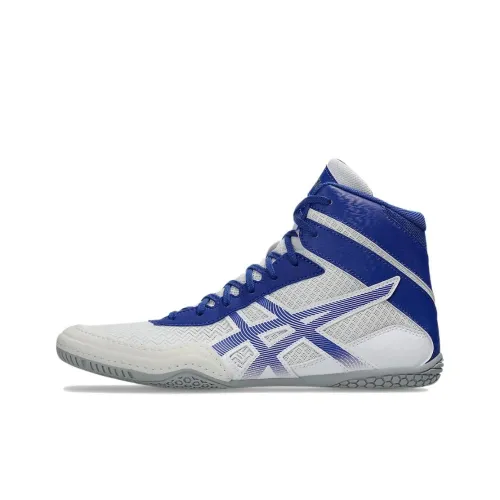 Asics Matcontrol 3 Тренировочные кроссовки Высокий топ Белый Синий Мужской