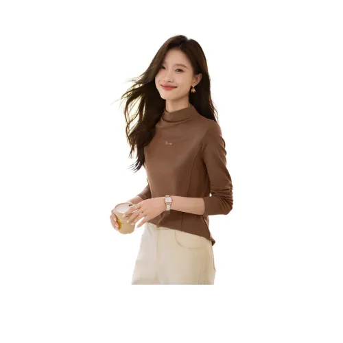 Mo Han Yi Mei Трикотаж Женский Латте Коричневый