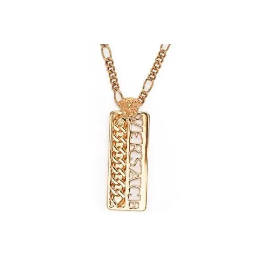 VERSACE Медное ожерелье, золотой, унисекс