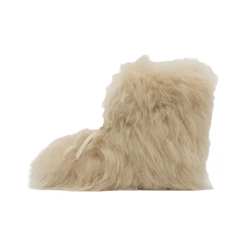 WE11DONE Короткий сноубутс женский бежевый