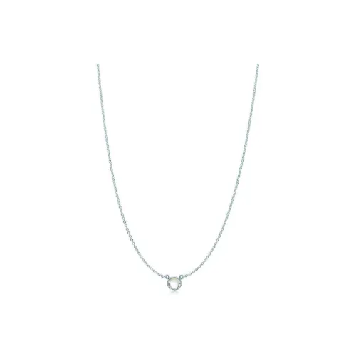 TIFFANY CO. Elsa Peretti® Серебряные Лунный камень Ожерелья Women's Silver