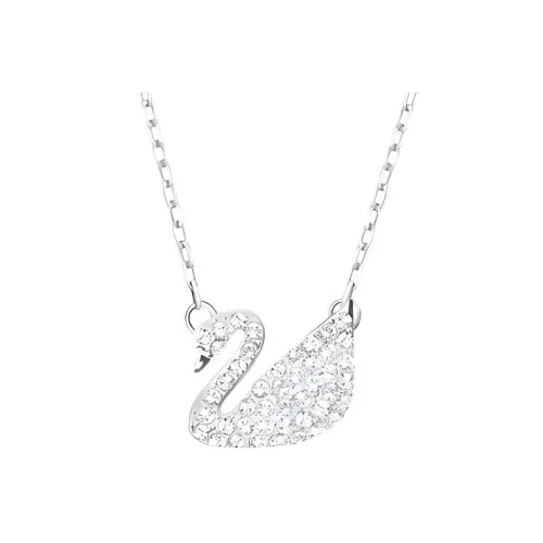 Swarovski Лебедь Искусственный Кристалл Ожерелье Женские