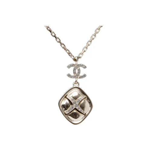 CHANEL Double C Rhinestone Ожерелья Женские