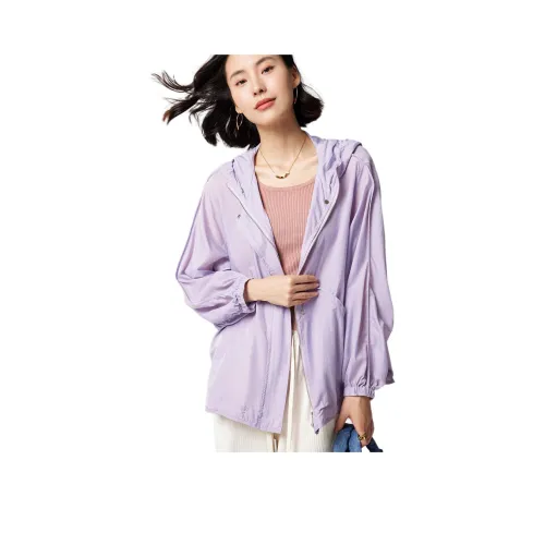 Fog Куртки и Пальто Женские Фиолетовые