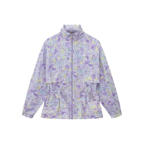 ANNA SUI Цветочный Фиолетовый Женская Одежда с Защитой от UV