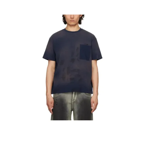 WE11DONE T-Shirt Мужская Морской Синий