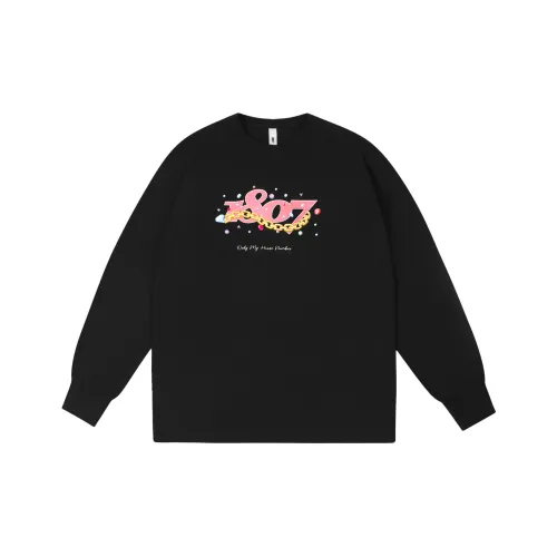 1807 Длинный рукав T-рубашка Унисекс