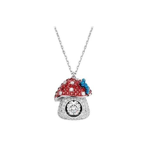 Swarovski Alice in Wonderland Стальной металл Кристалл Swarovski Ожерелья Женские Многоцветный