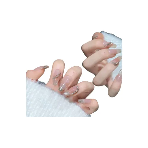 MONLEYTA 1343 Чай Украшение Короткий LADDER Чайный коричневый Градиентный Однотонный