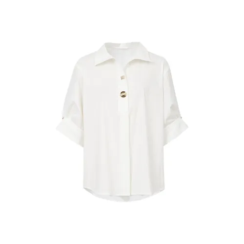 Hopeshow Натуральный белый 001 Женские Рубашки