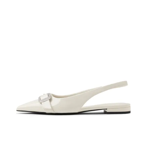 CHARLES KEITH Маленький CK Женские повседневные туфли 2,3 см Женские Мел Белый