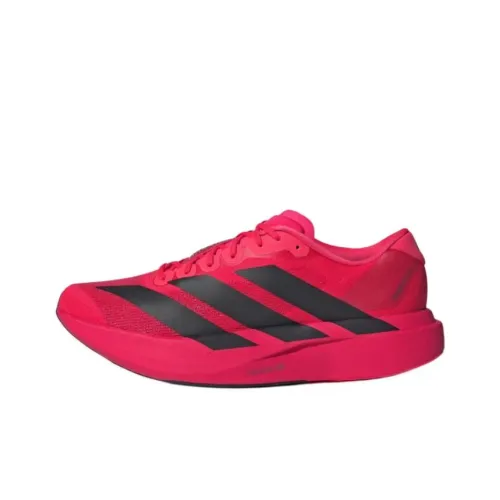 Adidas Adizero Evo SL Low Топ Повседневные Беговые Кроссовки Мужские Красный Черный