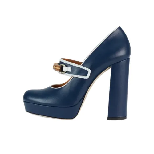 CASABLANCA Грубый каблук Высокие каблуки 12 см Женские Морской синий