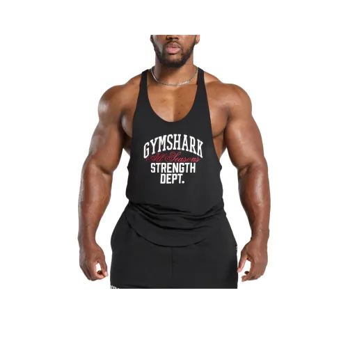 GYMSHARK Мужские черные майки