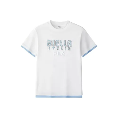 FILA Стандартный белый Kids T-рубашки