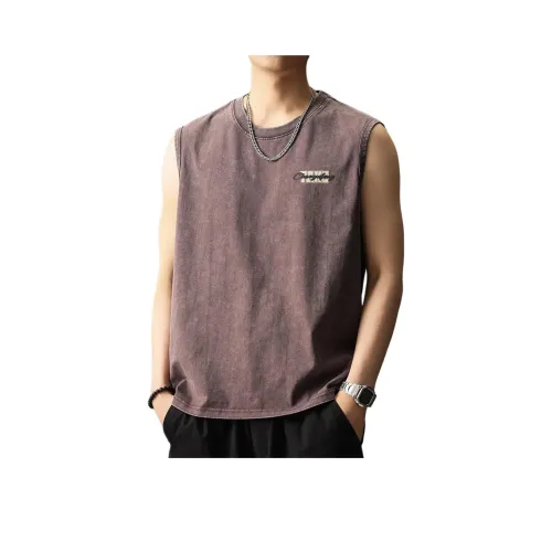 GUISE Летний топ без рукавов свободный крой унисекс