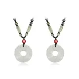 Китайское благоприятное животное, мирная пуговица, ожерелье [1 пара]