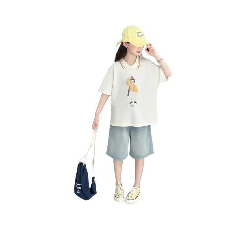 Because No Повседневная спортивная одежда 2 предмета комплект цвет экрю детский