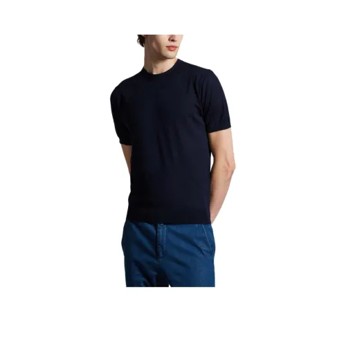 Colombo T Рубашка Мужская Темно-синяя