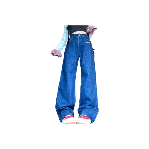 ABCNF Темно-синие Женские Джинсы