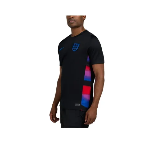 Nike England Футбол Джерси Мужской Черный Светло-Синий