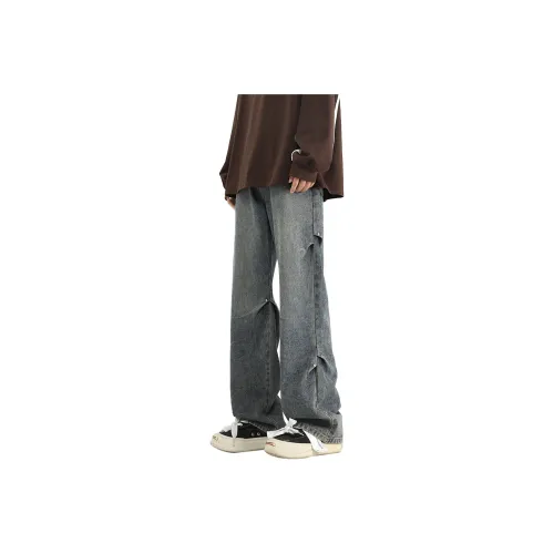 BLACK AT Унисекс Джинсы