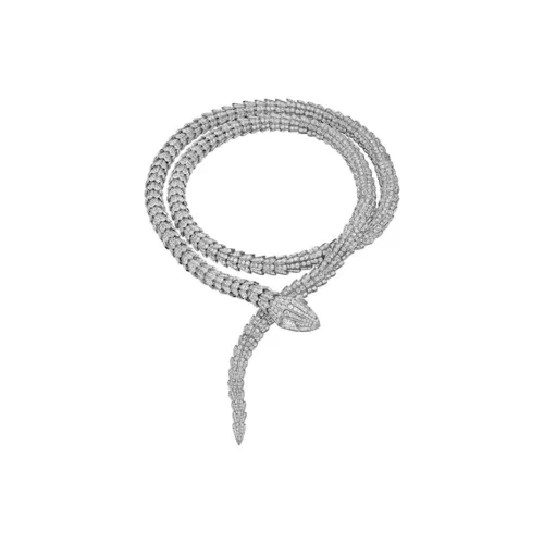 BVLGARI Serpenti Series Ожерелья Унисекс Серебро