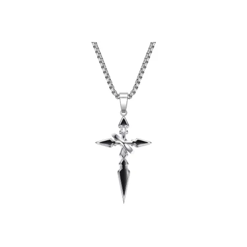 Cooraree Титановые стальные ожерелья унисекс