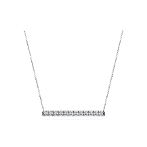 Swarovski Eternity 18К Белое золото Ожерелье Женское серебро