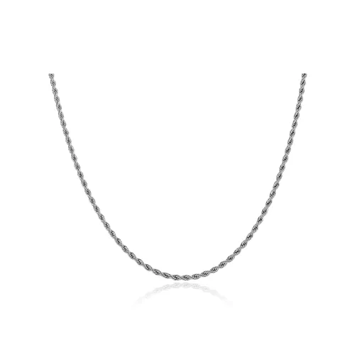 Zeroline Титановая сталь Ожерелье Крученая цепь Унисекс