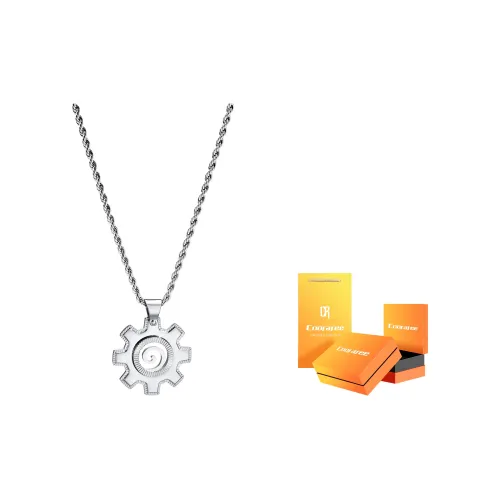 Cooraree Титановые стальные ожерелья унисекс