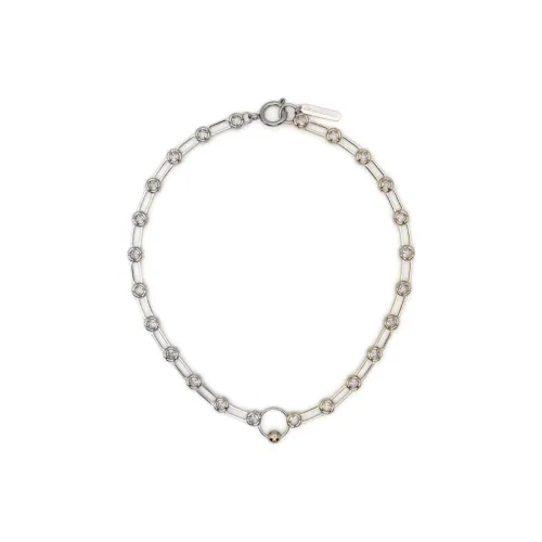 JUSTINE CLENQUET Кристальные ожерелья Женское серебро