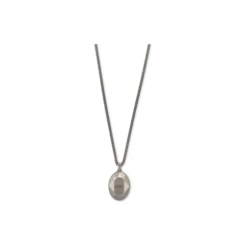 Alexander McQueen Brass Necklaces Антично-серебристый Мужской
