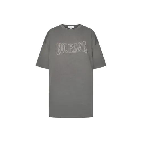 URBAN REVIVO Холодный серый Женские футболки