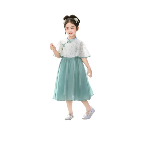 YINFOU Зеленый Kids Ханьфу