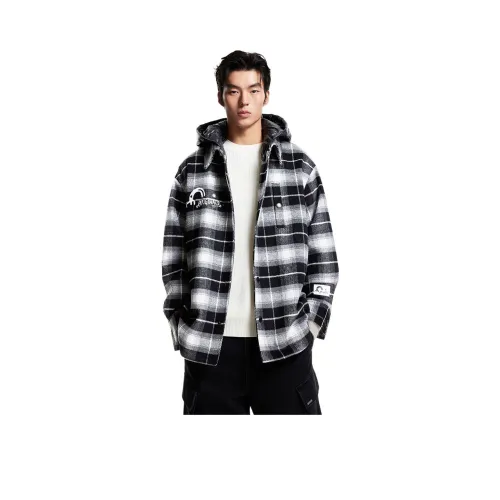 JACK JONES Snow Black A06 Мужское пальто