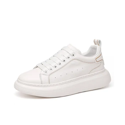 VAEL Легкие и Дышащие Низкие Кроссовки для Скейтбординга Мужские Белые