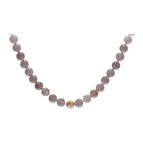 Fellala Сплав Ожерелья Женские Серый