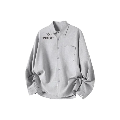 TSMLXLT Серые Унисекс Рубашки