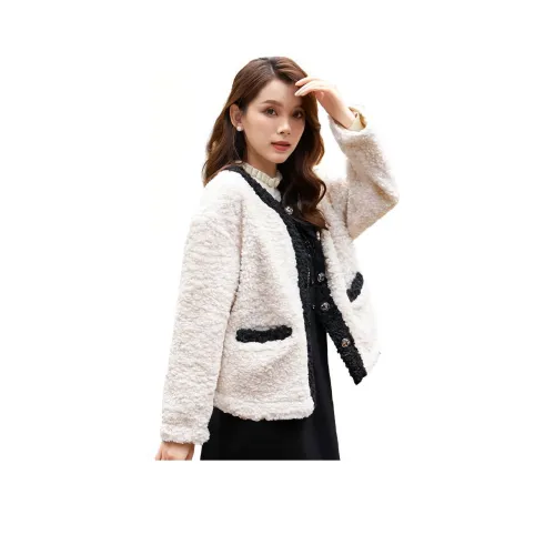 Itisf4 Вельвет Feel Куртка Женская Экрю