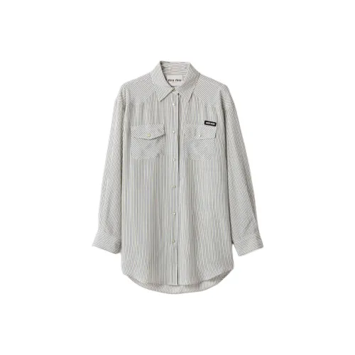 MIU MIU Слоновая кость Женские Рубашки