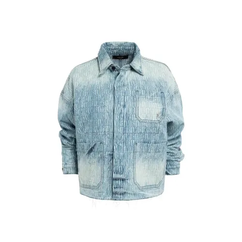 AMIRI Куртки и Пальто Женские Светлый Индиго