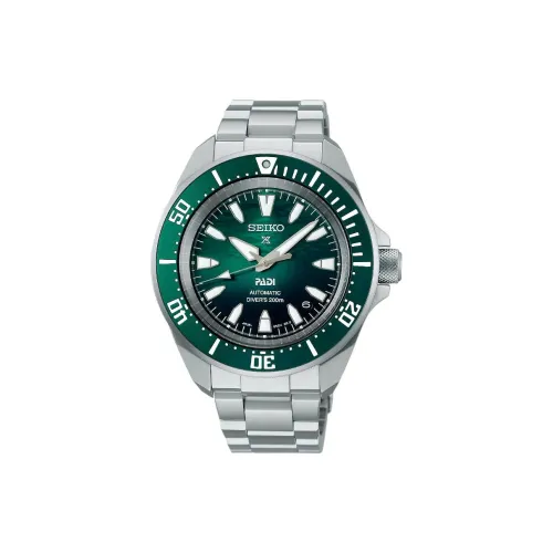 SEIKO Автоматический Механический Механизм Мужские Часы 41,7 мм Зеленый