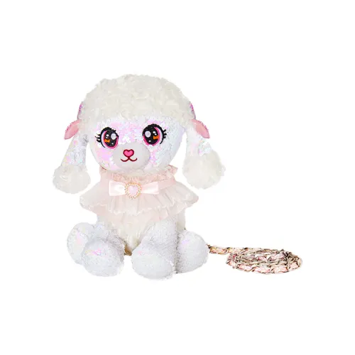 CozyWorld Sequins Doll Bag ПЭТ Сумка через плечо Стандартная Женская Белая