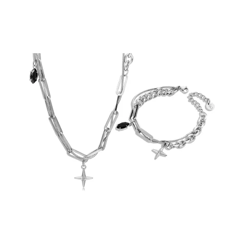 ENFANTIN Титановая сталь стекло ожерелья унисекс