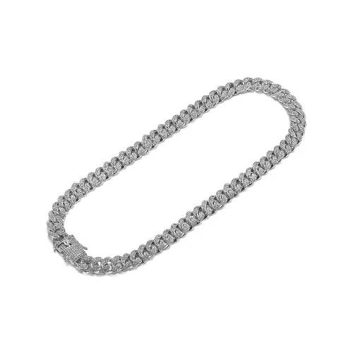 DWCP Alloy Rhinestone Necklaces Unisex