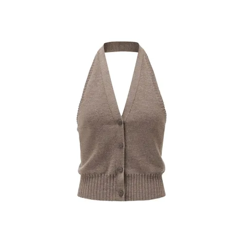 SWAYING KNIT Хаки Женские Майки