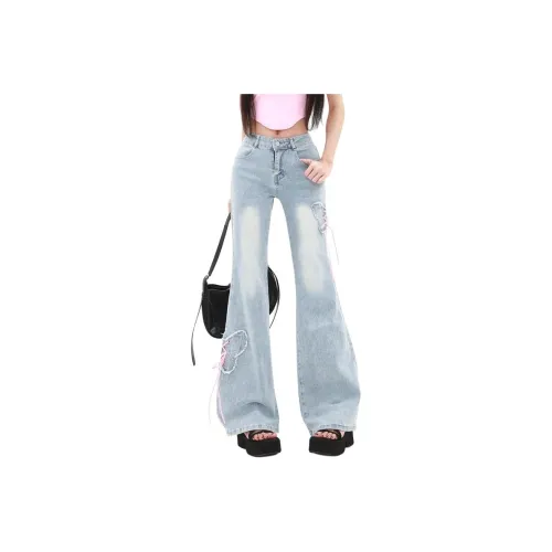 MM Синий Женские Джинсы